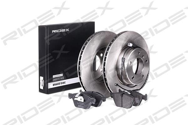 Ridex 3405B0281 Front ventilated brake discs with pads, set 3405B0281: Buy near me in Poland at 2407.PL - Good price!