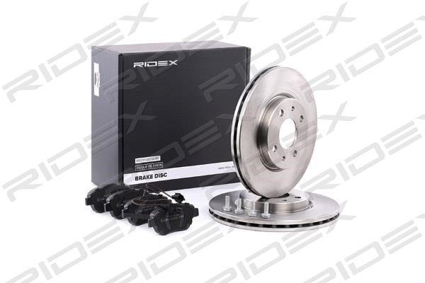 Ridex 3405B0064 Front ventilated brake discs with pads, set 3405B0064: Buy near me in Poland at 2407.PL - Good price!