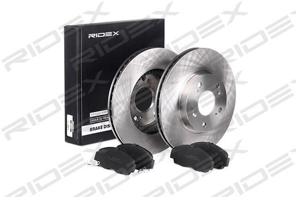 Ridex 3405B0177 Front ventilated brake discs with pads, set 3405B0177: Buy near me in Poland at 2407.PL - Good price!