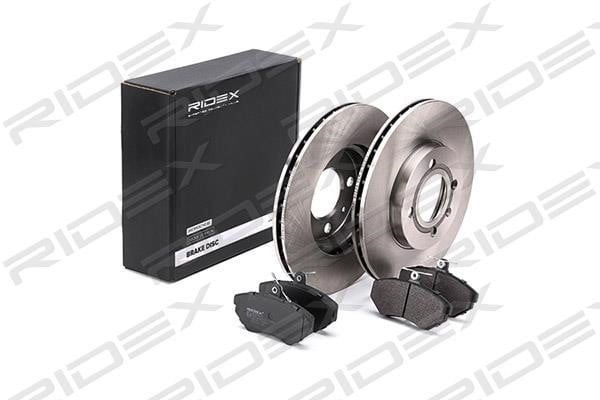 Ridex 3405B0097 Front ventilated brake discs with pads, set 3405B0097: Buy near me in Poland at 2407.PL - Good price!