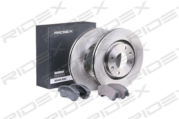 Ridex 3405B0014 Front ventilated brake discs with pads, set 3405B0014: Buy near me in Poland at 2407.PL - Good price!