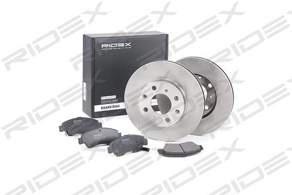 Ridex 3405B0150 Front ventilated brake discs with pads, set 3405B0150: Buy near me in Poland at 2407.PL - Good price!