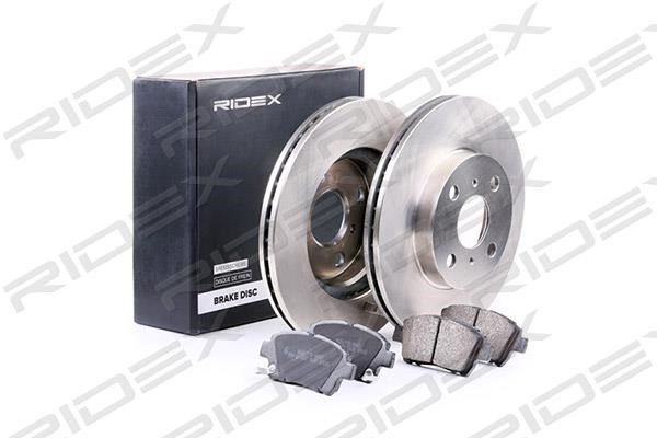 Ridex 3405B0202 Front ventilated brake discs with pads, set 3405B0202: Buy near me in Poland at 2407.PL - Good price!