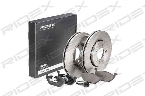 Ridex 3405B0003 Front ventilated brake discs with pads, set 3405B0003: Buy near me in Poland at 2407.PL - Good price!