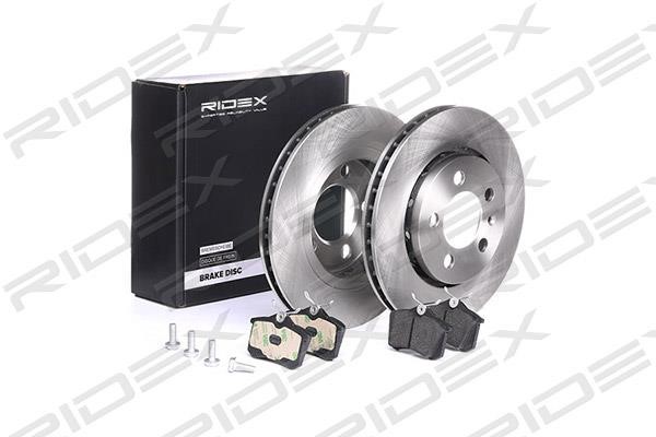 Ridex 3405B0234 Rear ventilated brake discs with pads, set 3405B0234: Buy near me in Poland at 2407.PL - Good price!