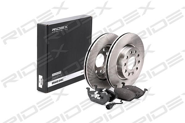 Ridex 3405B0008 Front ventilated brake discs with pads, set 3405B0008: Buy near me in Poland at 2407.PL - Good price!