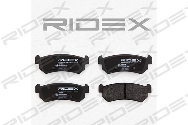 Ridex 402B0198 Brake Pad Set, disc brake 402B0198: Buy near me in Poland at 2407.PL - Good price!