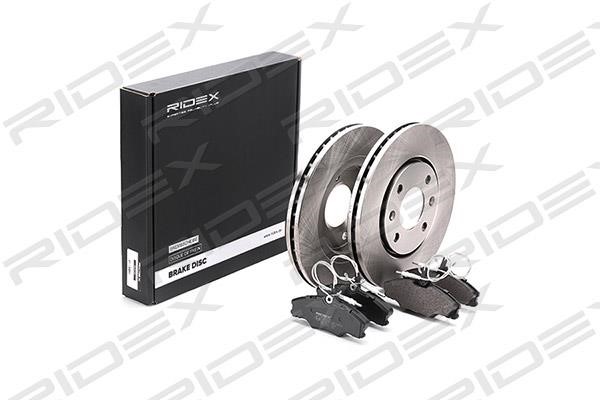 Ridex 3405B0274 Front ventilated brake discs with pads, set 3405B0274: Buy near me in Poland at 2407.PL - Good price!