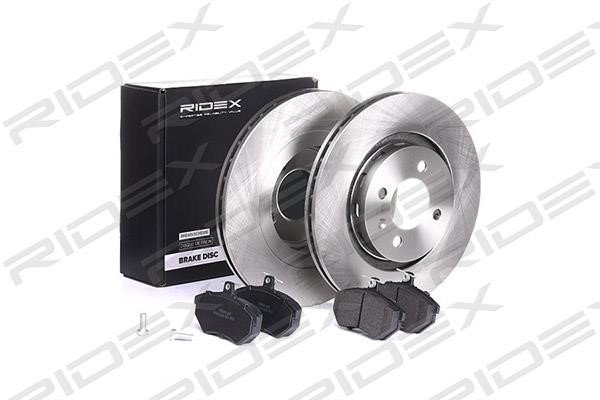 Ridex 3405B0272 Front ventilated brake discs with pads, set 3405B0272: Buy near me in Poland at 2407.PL - Good price!