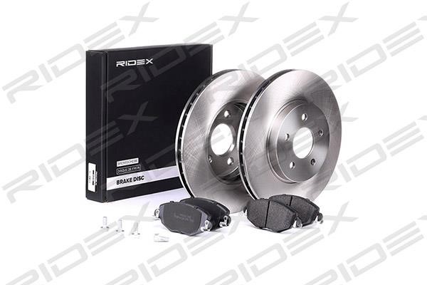 Ridex 3405B0059 Front ventilated brake discs with pads, set 3405B0059: Buy near me in Poland at 2407.PL - Good price!