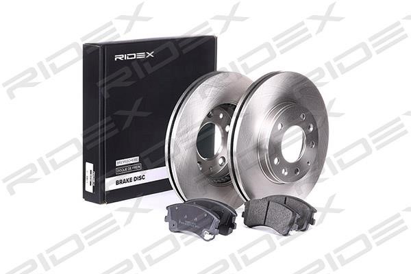 Ridex 3405B0102 Диски тормозные с колодками передние вентилируемые, комплект 3405B0102: Отличная цена - Купить в Польше на 2407.PL!