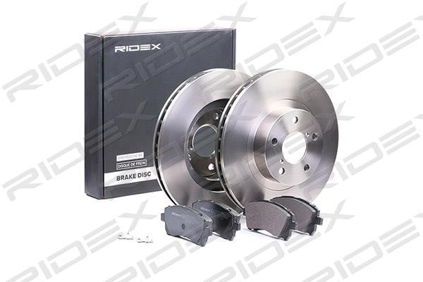 Ridex 3405B0313 Front ventilated brake discs with pads, set 3405B0313: Buy near me in Poland at 2407.PL - Good price!