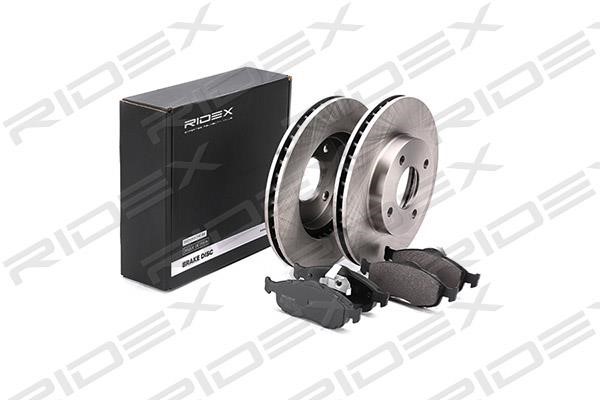 Ridex 3405B0115 Front ventilated brake discs with pads, set 3405B0115: Buy near me in Poland at 2407.PL - Good price!