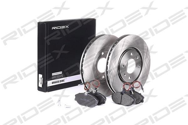 Ridex 3405B0195 Front ventilated brake discs with pads, set 3405B0195: Buy near me in Poland at 2407.PL - Good price!