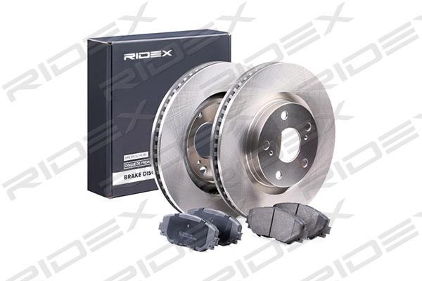 Ridex 3405B0307 Front ventilated brake discs with pads, set 3405B0307: Buy near me in Poland at 2407.PL - Good price!