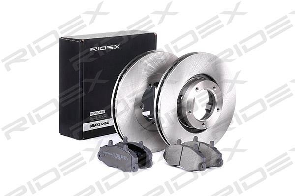 Ridex 3405B0224 Front ventilated brake discs with pads, set 3405B0224: Buy near me in Poland at 2407.PL - Good price!