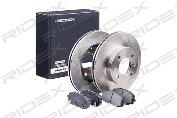 Ridex 3405B0087 Front ventilated brake discs with pads, set 3405B0087: Buy near me in Poland at 2407.PL - Good price!