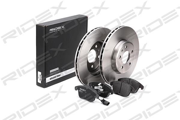Ridex 3405B0143 Front ventilated brake discs with pads, set 3405B0143: Buy near me in Poland at 2407.PL - Good price!