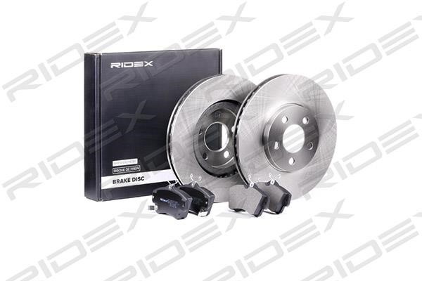 Ridex 3405B0211 Front ventilated brake discs with pads, set 3405B0211: Buy near me in Poland at 2407.PL - Good price!
