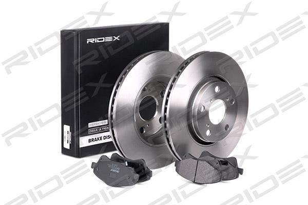 Ridex 3405B0119 Front ventilated brake discs with pads, set 3405B0119: Buy near me in Poland at 2407.PL - Good price!