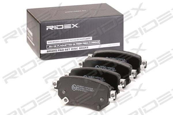 Ridex 402B1341 Brake Pad Set, disc brake 402B1341: Buy near me in Poland at 2407.PL - Good price!