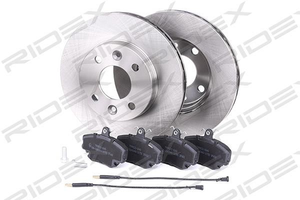 Ridex 3405B0060 Front ventilated brake discs with pads, set 3405B0060: Buy near me in Poland at 2407.PL - Good price!