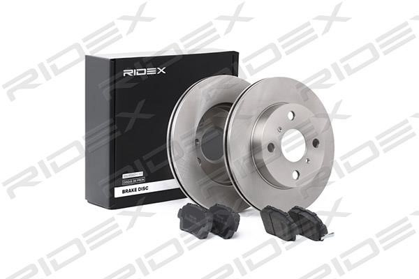 Ridex 3405B0260 Front ventilated brake discs with pads, set 3405B0260: Buy near me in Poland at 2407.PL - Good price!