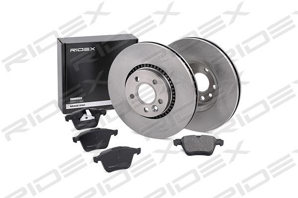 Ridex 3405B0170 Front ventilated brake discs with pads, set 3405B0170: Buy near me in Poland at 2407.PL - Good price!