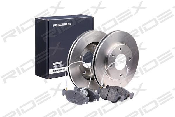 Ridex 3405B0283 Front ventilated brake discs with pads, set 3405B0283: Buy near me in Poland at 2407.PL - Good price!
