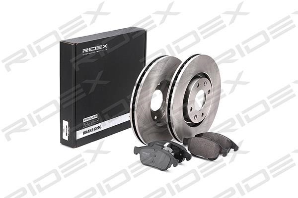 Ridex 3405B0240 Front ventilated brake discs with pads, set 3405B0240: Buy near me in Poland at 2407.PL - Good price!
