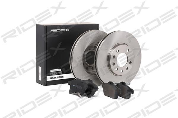 Ridex 3405B0034 Front ventilated brake discs with pads, set 3405B0034: Buy near me in Poland at 2407.PL - Good price!