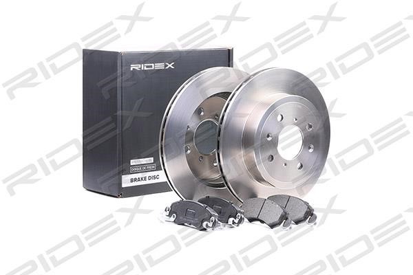 Ridex 3405B0145 Front ventilated brake discs with pads, set 3405B0145: Buy near me at 2407.PL in Poland at an Affordable price!