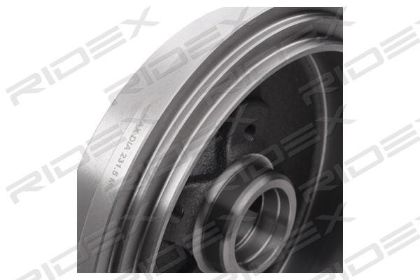 Rear brake drum Ridex 123B0122