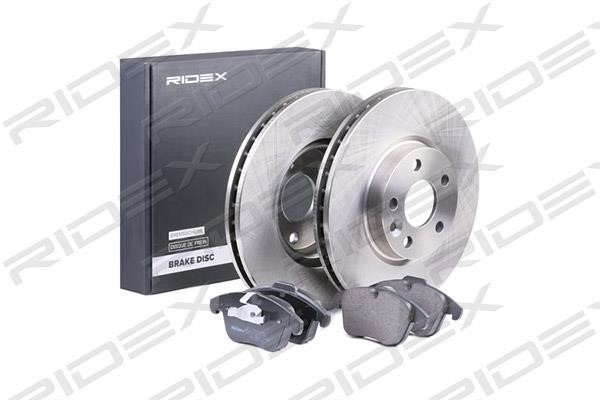 Ridex 3405B0140 Front ventilated brake discs with pads, set 3405B0140: Buy near me in Poland at 2407.PL - Good price!