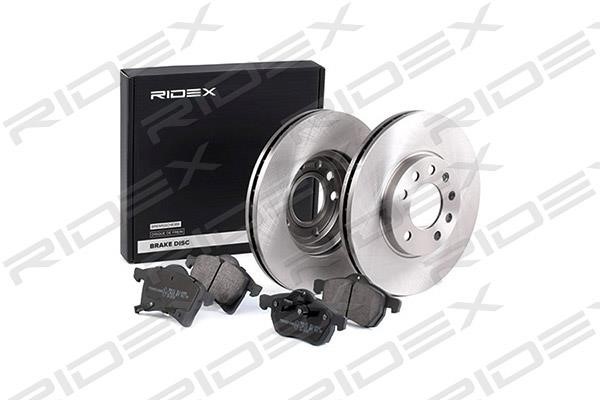 Ridex 3405B0012 Front ventilated brake discs with pads, set 3405B0012: Buy near me in Poland at 2407.PL - Good price!