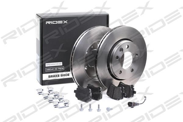 Ridex 3405B0037 Rear ventilated brake discs with pads, set 3405B0037: Buy near me in Poland at 2407.PL - Good price!