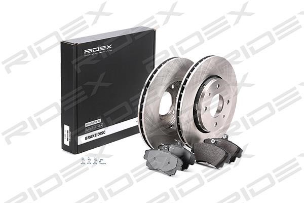 Ridex 3405B0113 Front ventilated brake discs with pads, set 3405B0113: Buy near me in Poland at 2407.PL - Good price!