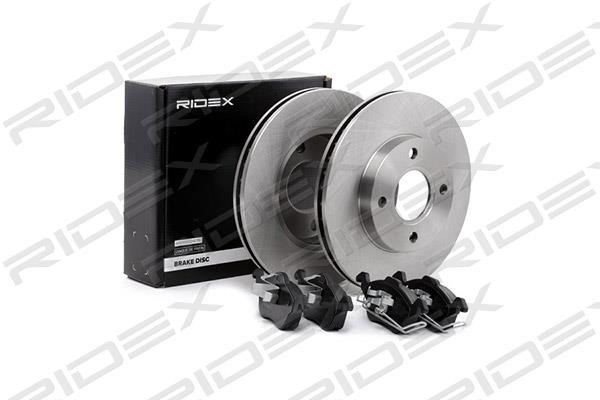 Ridex 3405B0030 Front ventilated brake discs with pads, set 3405B0030: Buy near me at 2407.PL in Poland at an Affordable price!