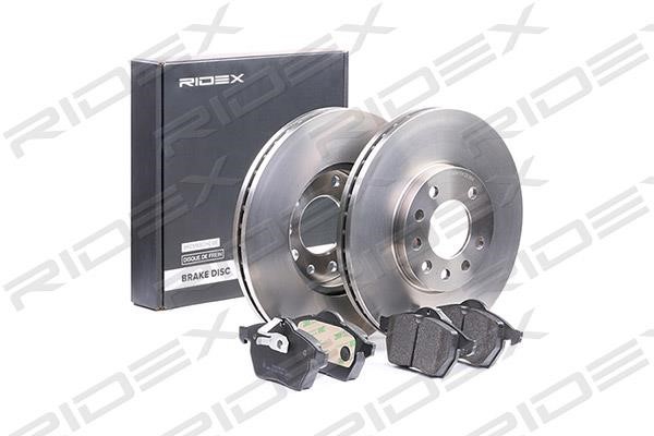 Ridex 3405B0096 Front ventilated brake discs with pads, set 3405B0096: Buy near me in Poland at 2407.PL - Good price!