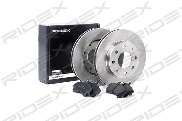 Ridex 3405B0085 Front ventilated brake discs with pads, set 3405B0085: Buy near me in Poland at 2407.PL - Good price!