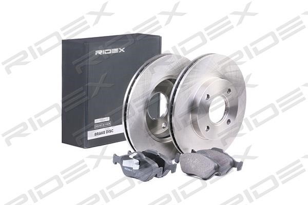 Ridex 3405B0057 Front ventilated brake discs with pads, set 3405B0057: Buy near me in Poland at 2407.PL - Good price!