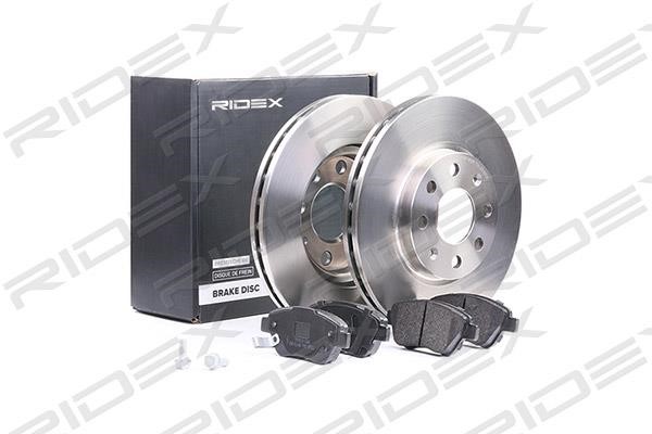 Ridex 3405B0045 Front ventilated brake discs with pads, set 3405B0045: Buy near me in Poland at 2407.PL - Good price!