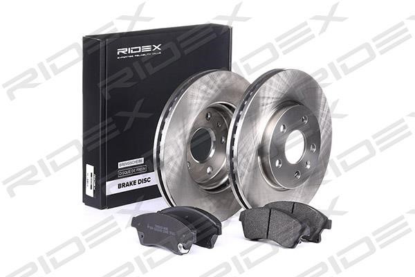 Ridex 3405B0221 Front ventilated brake discs with pads, set 3405B0221: Buy near me in Poland at 2407.PL - Good price!