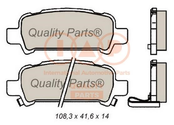 IAP 704-15051 Brake Pad Set, disc brake 70415051: Buy near me in Poland at 2407.PL - Good price!