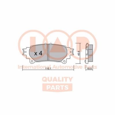 IAP 704-17135P Тормозные колодки дисковые, комплект 70417135P: Отличная цена - Купить в Польше на 2407.PL!