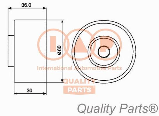 IAP 127-17051 Tensioner pulley, timing belt 12717051: Buy near me in Poland at 2407.PL - Good price!