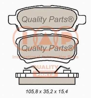 IAP 704-10071X Тормозные колодки дисковые, комплект 70410071X: Отличная цена - Купить в Польше на 2407.PL!