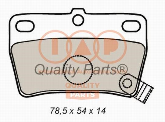 IAP 704-25051X Brake Pad Set, disc brake 70425051X: Buy near me in Poland at 2407.PL - Good price!