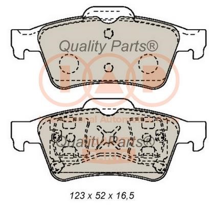 IAP 704-11028 Brake Pad Set, disc brake 70411028: Buy near me in Poland at 2407.PL - Good price!