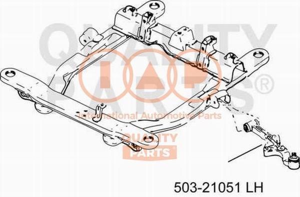 IAP 503-21051 Track Control Arm 50321051: Buy near me in Poland at 2407.PL - Good price!